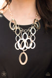 A Golden Spell Necklace -Gold Paparazzi Accessories