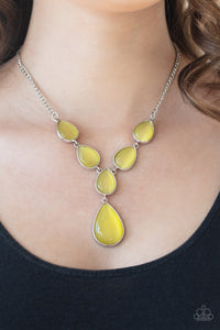 Dewey Decadence Yellow Necklace