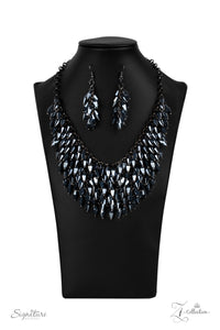 New Zi Collection 2020 -The Heather -Gunmetal- Black - Necklace