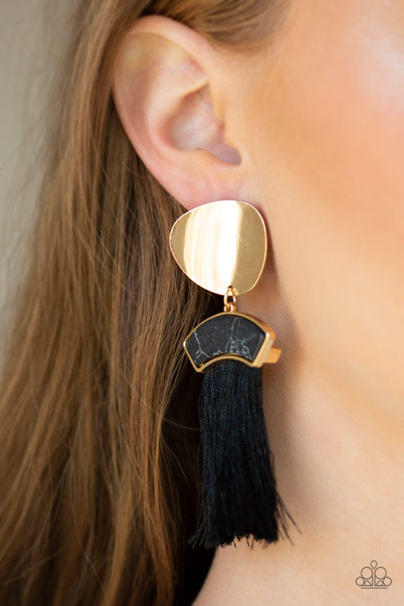 Insta Inca - Gold Earrings Paparazzi Accessories