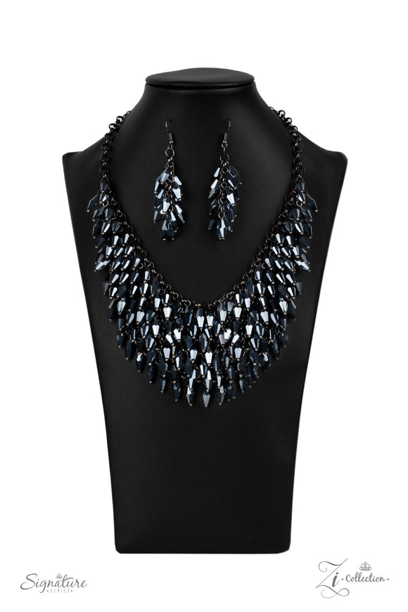 NEW Zi Collection 2020- The Heather Gunmetal Necklace