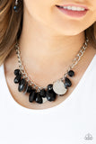 Treasure Shore - Black Necklace Paparazzi Accessories