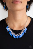 Bead Binge - Blue Necklace Paparazzi Accessories