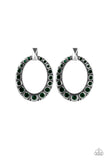 All For GLOW - Green Earrings Paparazzi Accessories