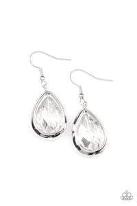 Drop-Dead Duchess - Silver  Paparazzi Earrings