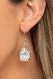 Drop-Dead Duchess - Silver  Paparazzi Earrings