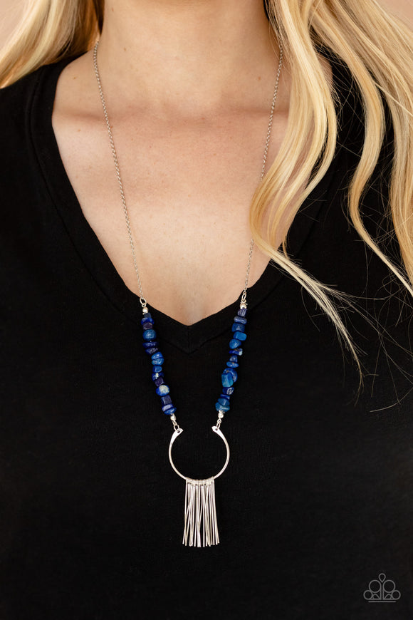 With Your ART and Soul - Blue Necklace Paparazzi Accessories