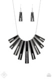 FAN-tastically Deco - Black Necklace Paparazzi Accessories