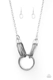 Lip Sync Links - Silver Necklace Paparazzi Accessories