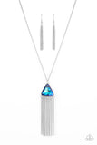 Proudly Prismatic - Blue Necklace Paparazzi Jewelry