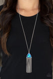 Proudly Prismatic - Blue Necklace Paparazzi Jewelry