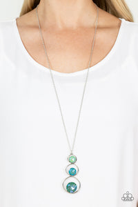 Celestial Courtier - Green Necklace Paparazzi Accessories