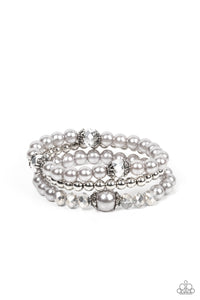 Positively Polished - Silver  Paparazzi Bracelet