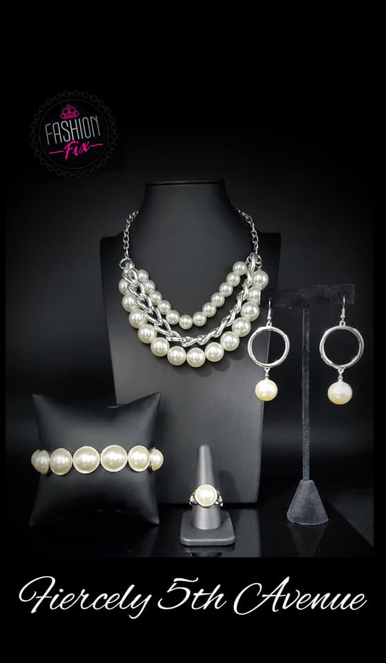 Fiercely Fifth Avenue - White Pearls