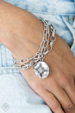 True North Twinkle - White Paparazzi Bracelet