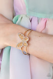 Butterfly Bella - Gold Paparazzi  Bracelet