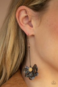 Oh SnapDragons  Copper Earrings