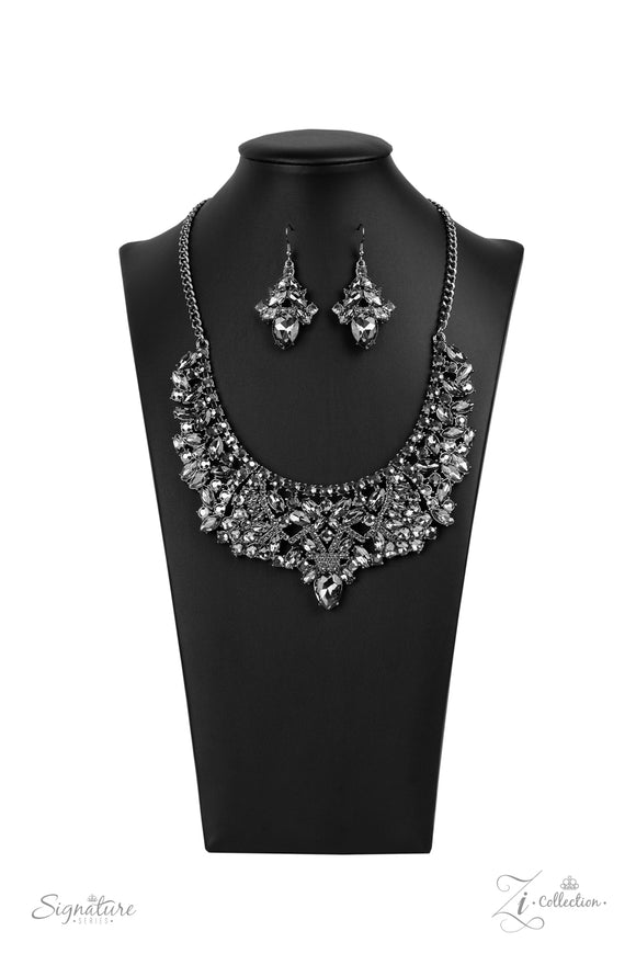 New Zi Collection 2020 -  The Tina Hematite Black Necklace