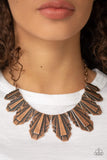 Cougar Cave Paparazzi Copper Necklace