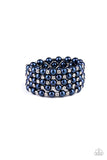 Rich Royal Paparazzi Blue Bracelet