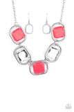 Pucker Up Paparazzi Pink Necklace