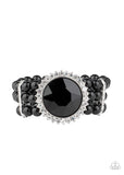 Speechless Sparkle Paparazzi Black Bracelet