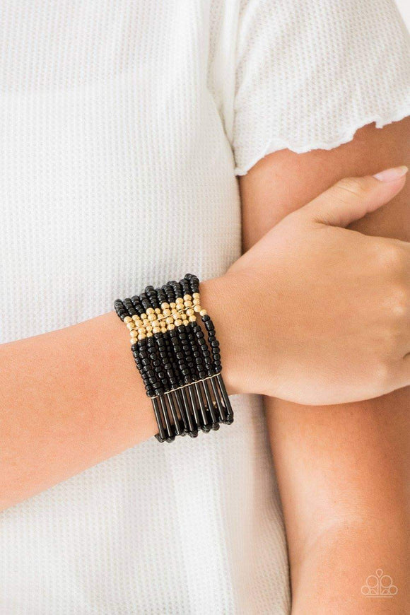 Rural Retreat Paparazzi Black Bracelet