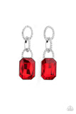 PAPARAZZI EARRINGS ~ Superstar Status ~ Red